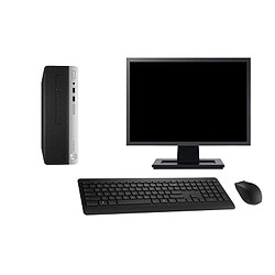 PC HP ProDesk 400 G4 SFF Ecran 22" i5-6500 RAM 8Go Disque 500Go Windows 10 Wifi · Occasion 