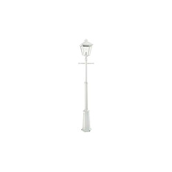 Boutica-Design Lampadaire Extérieur Blanc LONDON 70W Max 