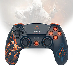 Freaks And Geeks Manette Sans Fil PS4 Assassin's Creed Mirage avec Prise Jack, Boutons Lumineux, Silhouette