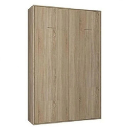 Inside 75 Armoire lit escamotable SMART-V2 chêne naturel couchage 120*200 cm. 