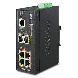 Planet IGS-5225-4P2S commutateur réseau Géré L2+ Gigabit Ethernet (10/100/1000) Noir Connexion Ethernet, supportant l'alimentation via ce port (PoE)