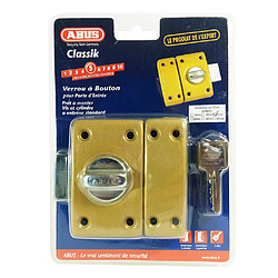 Verrou de sécurité de porte à bouton Cylindre 45 mm Abus Abus - Verrou de sécurité a bouton pour porte d'entrée avec cylindre 45 mm de......