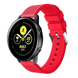 Wewoo Bracelet pour montre connectée en silicone avec Smartwatch Garmin Vivoactive 3 rouge 