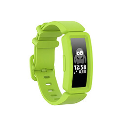 Wewoo Bracelet pour montre connectée Smartwatch avec en silicone Fitbit Inspire HR couleur citron vert