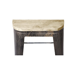 ICONIK INTERIOR Tabouret de Bar - Design Industriel - Acier & Bois - 76cm - Stylix Vert clair pas cher