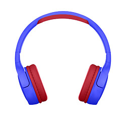 Casque Bluetooth 5.1 pour Enfant Autonomie 8h Pliable Akashi Bleu / Rouge