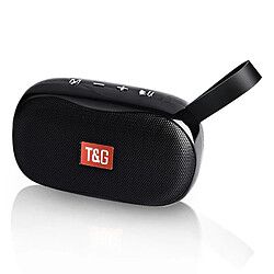 Yonis Enceinte Bluetooth Subwoofer Portable Avec Cordon Tressé Support USB AUX TF Card FM Enceinte Bluetooth Portable Style Tissé Avec Subwoofer AUX TF USB FM Noir YONIS