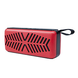 Yonis Enceinte Bluetooth Retro Portable Micro Intégré Mp3 3W Mini Enceinte Bluetooth Portable Rétro Son Puissant 3W Autonomie Longue Durée Rouge YONIS