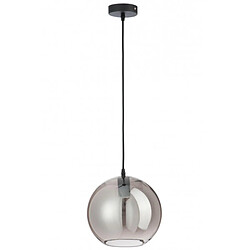 Dansmamaison Lampe Boule Verre Miroir Argent Medium