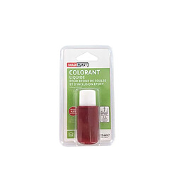 Liquide colorant pour résine SOLOPLAST 15ml rouge rubis