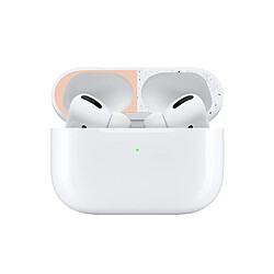 Acheter Wewoo Pour Apple AirPods Pro Étui de protection casque sans fil Autocollant protecteur en métal bleu