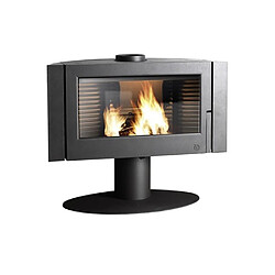 Poêle à bois fonte 12kw anthracite - 6114-44 - INVICTA