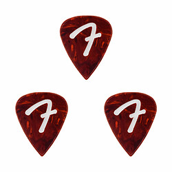 F Grip 351 Picks, Shell, Lot de 3 Fender 