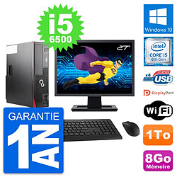 PC Fujitsu D556 DT Ecran 27" Intel i5-6500 RAM 8Go Disque 1To Windows 10 Wifi · Occasion 