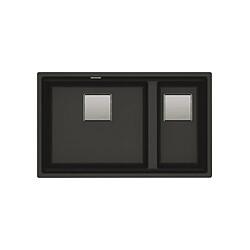 FRANKE 125.0528.636 KNG 120 Évier de cuisine en fragranit, Onyx 