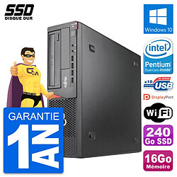 PC Fujitsu Esprimo E920 DT Intel G3220 RAM 16Go SSD 240Go Windows 10 Wifi - Occasion