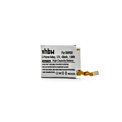 vhbw Li-Polymère batterie 430mAh (3.7V) pour smartwatch montre bracelet fitness comme Sony GB-S10-353235-0100