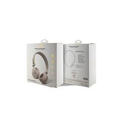 Avis Guess Maroquinerie Guess Casque Audio Bluetooth 5.3 Compatible Siri Certifié IPX4 Motif 4G Rose