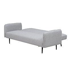 Acheter Concept Usine Canapé convertible 3 places en tissu gris BERNE