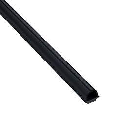 Inofix - Lot de 4 gaines adhésives Cablefix 8 x 7 mm noir