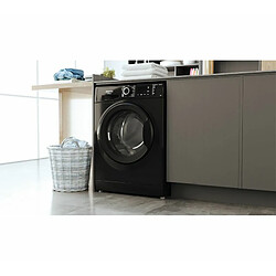 Lave-linge hublot HOTPOINT PNM11925FR Natis - 9 kg - Induction - L60cm - 1200 trs/min - Noir pas cher