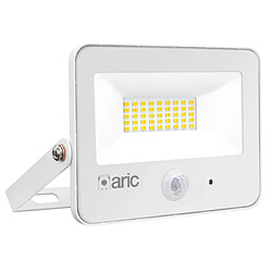 projecteur à led - aric wink 2 - 30w - 3000k - blanc - sensor - aric 51303