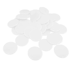 100pcs jetons de poker couleur solide couleur approvisionnement jeux de famille accs blanc 100pcs jetons de poker