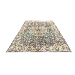 Acheter Vidal Tapis de laine 295x201 jaune Ultra Vintage