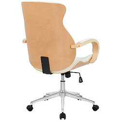 Non Chaise de bureau Melilla simili cuir pas cher