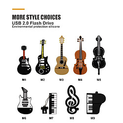 Acheter Wewoo Clé USB MicroDrive 8 Go USB 2.0 Guitar U Disk