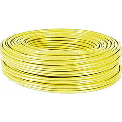 Dexlan cable multibrin s/ftp CAT6 jaune - 100M 