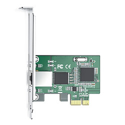 HCX Carte Réseau 2.5Gbps Ethernet (RJ45) pour PC/Workstation/Serveur, Puce Intel I225-V