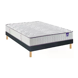 Avis Ensemble Merinos Full Bed - 651 Ressorts ensachés + Sommier Confort Medium 140x190