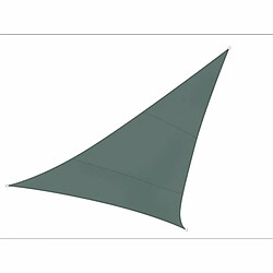 Perel Voile solaire - triangle - 3,6 x 3,6 x 3,6m - couleur : gris vert 