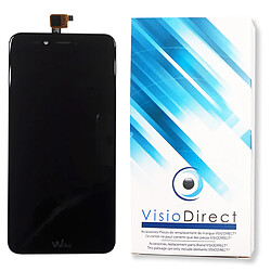 Visiodirect® Ecran complet pour Wiko UPulse Lite noir 5.2" téléphone portable vitre tactile + écran LCD 