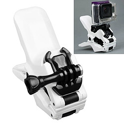 Wewoo Clip GoPro blanc pour Hero 4 / 3+ / 3/2/1 Jaws Flex Clamp Mount avec boucle et vis à oreilles 