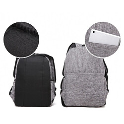 Avis Wewoo Sacoche pour ordinateur portable gris MacBook 15,6 pouces et moins, Samsung, Lenovo, Sony, DELL Alienware, CHUWI, ASUS, HP étudiants, grande taille: 42x29x13cm, Sac à dos à bandoulière universel multifonctions en toile