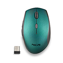 Acheter NGS BEE BLUE: Souris ergonomique sans fil avec boutons silencieux. DPI réglable: 800/1200/1600. Droiters. Plug & Play. COuleur bleue.