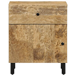 Avis Maison Chic Table de chevet, Table de Nuit, Meuble de Rangement 50x33x60 cm bois de manguier massif