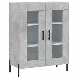 Maison Chic Buffet,Meuble de Rangement,commode pour salon,Cuisine gris béton 69,5x34x90 cm bois d'ingénierie -MN39968