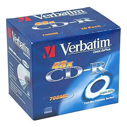 CD-R Verbatim 43325 700 MB (10 Unités)