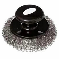 Brosse à Plancha en Acier Nettoyage 10cm Noir