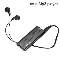 Universal Activation vocale Mini stylo USB 8 Go Magnétoscope audio numérique avec lecteur MP3 50 heures de batterie 192 kbps avec clips | Magnétophone audio | Activation de l &'enregistrement audio numérique(Le noir)