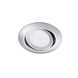 Lumière Downlight encastrable rond moderne chromé 3000K