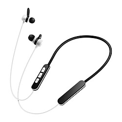 Wewoo Ecouteur Bluetooth pour iPhone Dans-Oreille Contrôle Du Fil Sport Écouteurs Magnétiques Sans avec Micro Appeler Mainfroide De Soutien iPad Galaxy Huawei Xiaomi LG HTC et Smartphone Blanc 