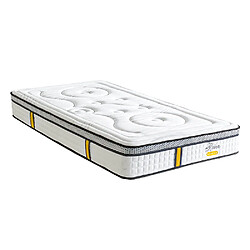 Bellecour Ensemble anti punaise Reina 2.0 Ensemble REINA 2.0 90x190 cm | Matelas Ressorts ensachés + Protège matelas anti punaise