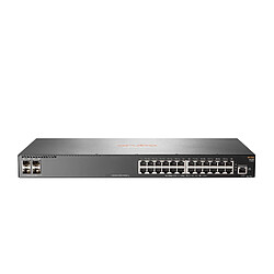 Aruba, a Hewlett Packard Enterprise company Aruba 2930F 24G 4SFP+ Géré L3 Gigabit Ethernet (10/100/1000) Gris 1U