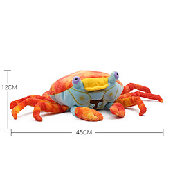 Avis Universal 2 pièces de vie réelle vie marine crabe rouge peluche crabe doux et réaliste peluche animal marin jouet bébé enfant cadeau d'anniversaire | Peluche