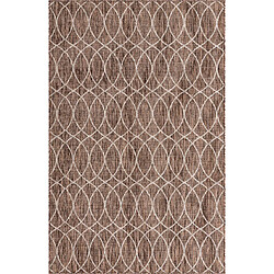 Hadorn Tapis d'Extérieur - 183x122 - Marron - Tulum