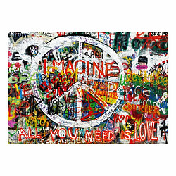 Paris Prix Papier Peint Hippie Graffiti 105 x 150 cm